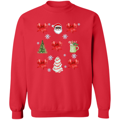 Christmas Coquette Bow T-Shirt | Sweatshirt