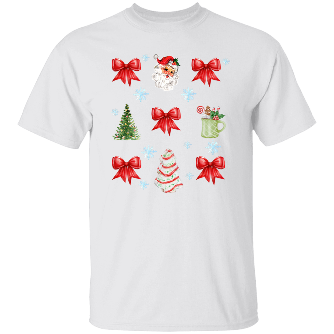 Christmas Coquette Bow T-Shirt | Sweatshirt