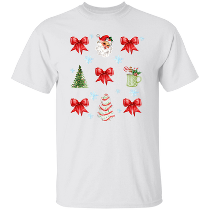 Christmas Coquette Bow T-Shirt | Sweatshirt