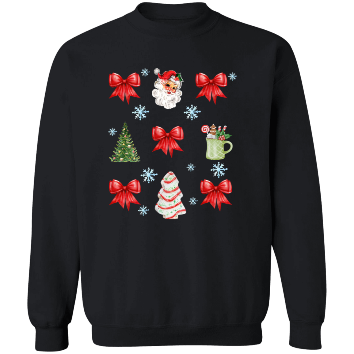 Christmas Coquette Bow T-Shirt | Sweatshirt