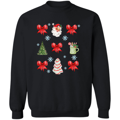 Christmas Coquette Bow T-Shirt | Sweatshirt