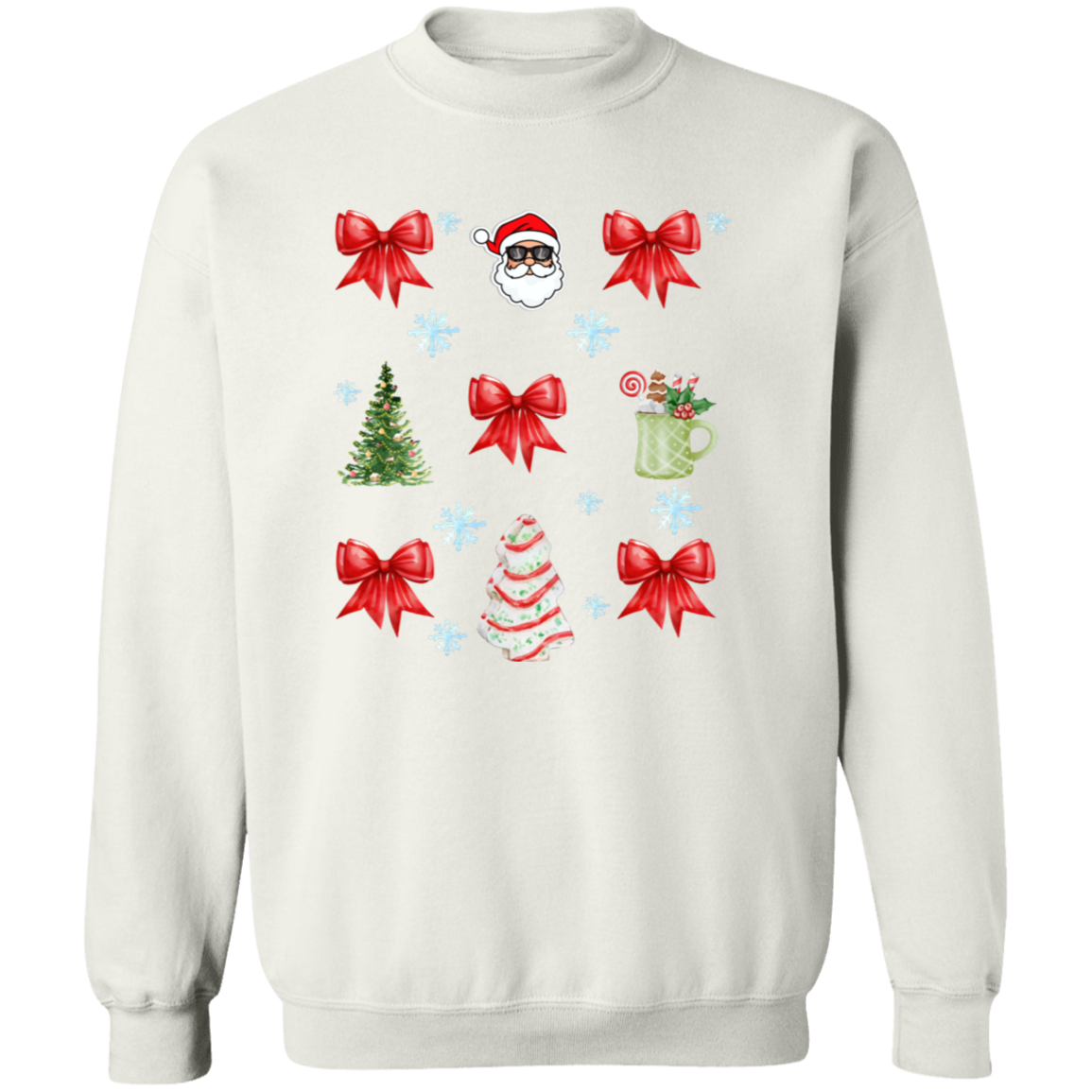 Christmas Coquette Bow T-Shirt | Sweatshirt