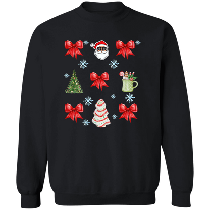 Christmas Coquette Bow T-Shirt | Sweatshirt
