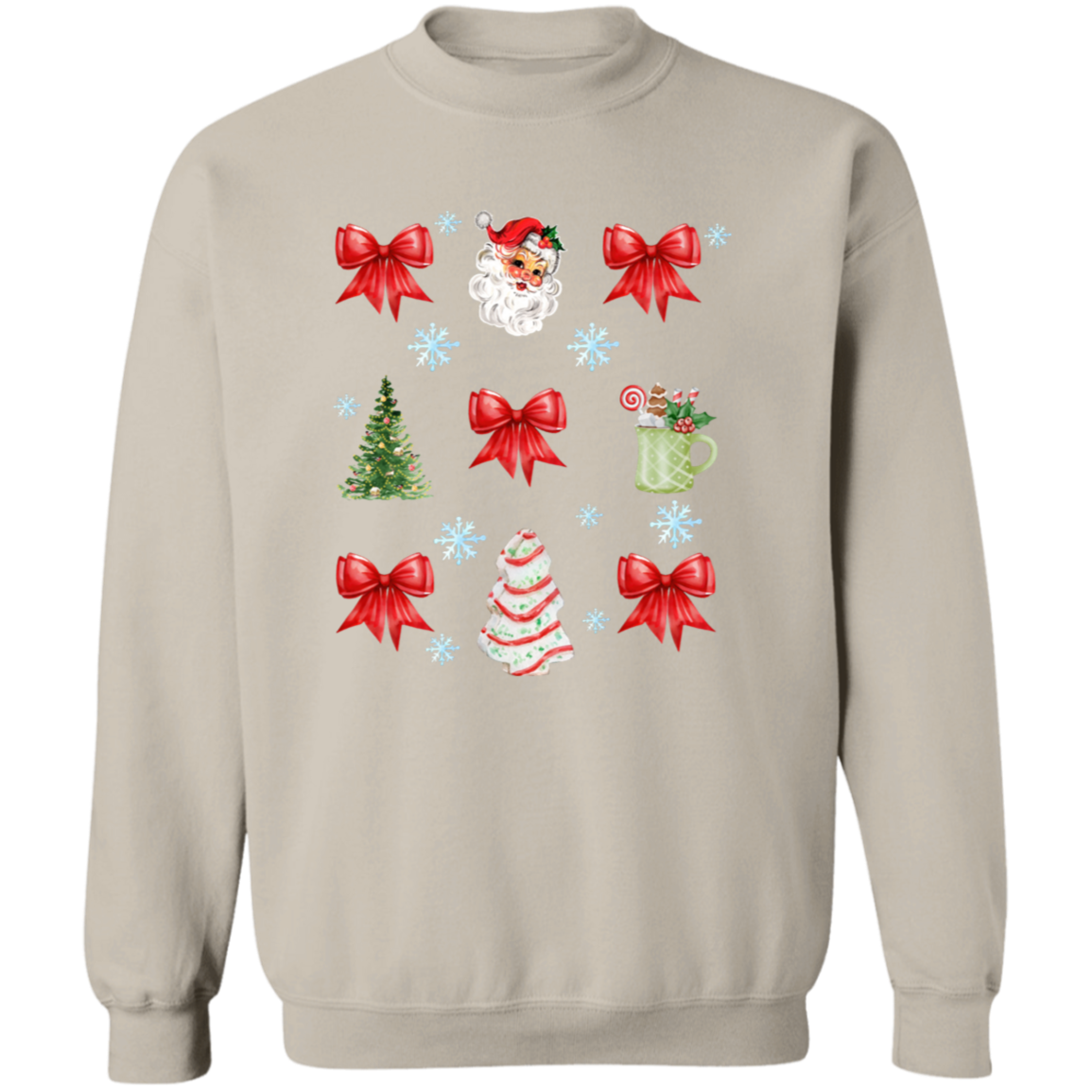 Christmas Coquette Bow T-Shirt | Sweatshirt