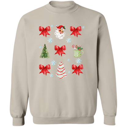 Christmas Coquette Bow T-Shirt | Sweatshirt