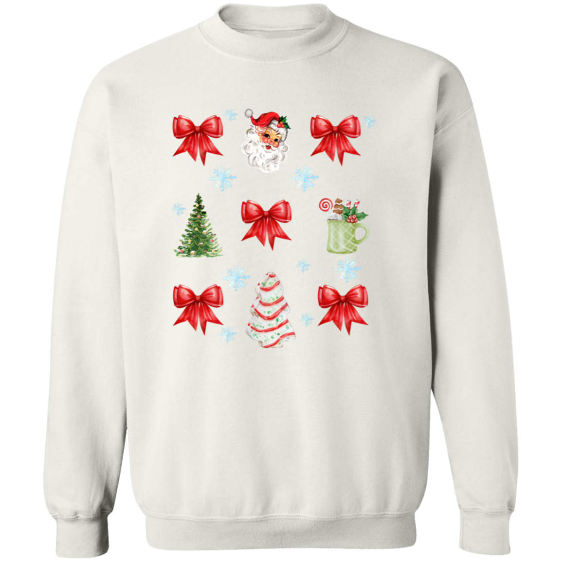 Christmas Coquette Bow T-Shirt | Sweatshirt