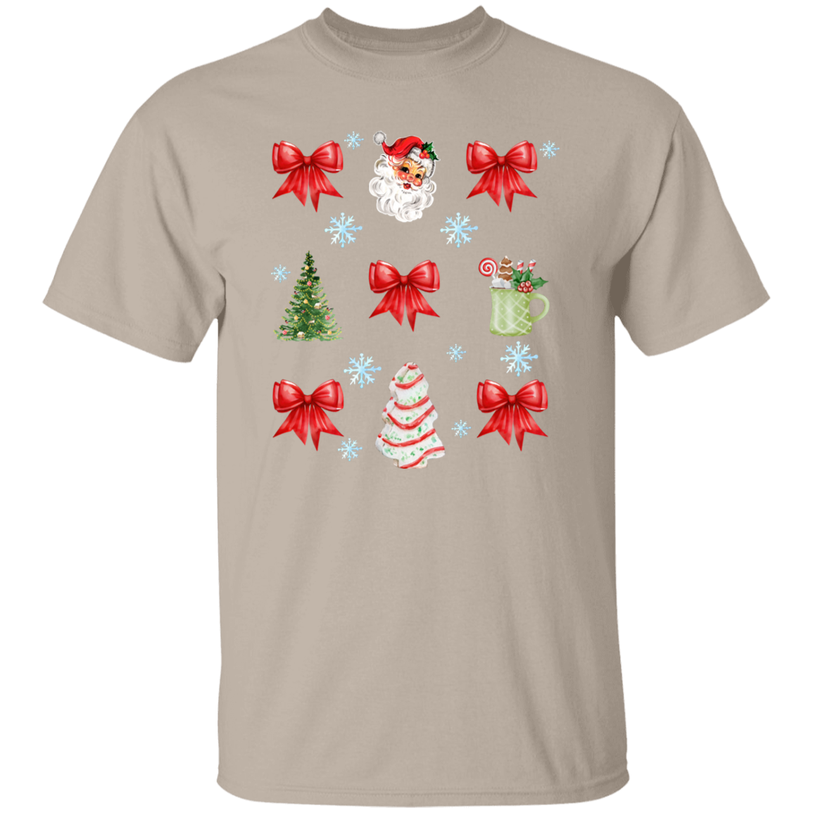 Christmas Coquette Bow T-Shirt | Sweatshirt