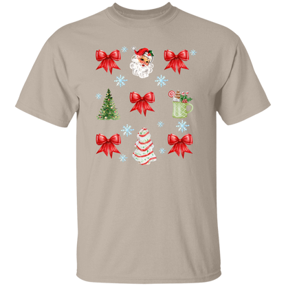 Christmas Coquette Bow T-Shirt | Sweatshirt