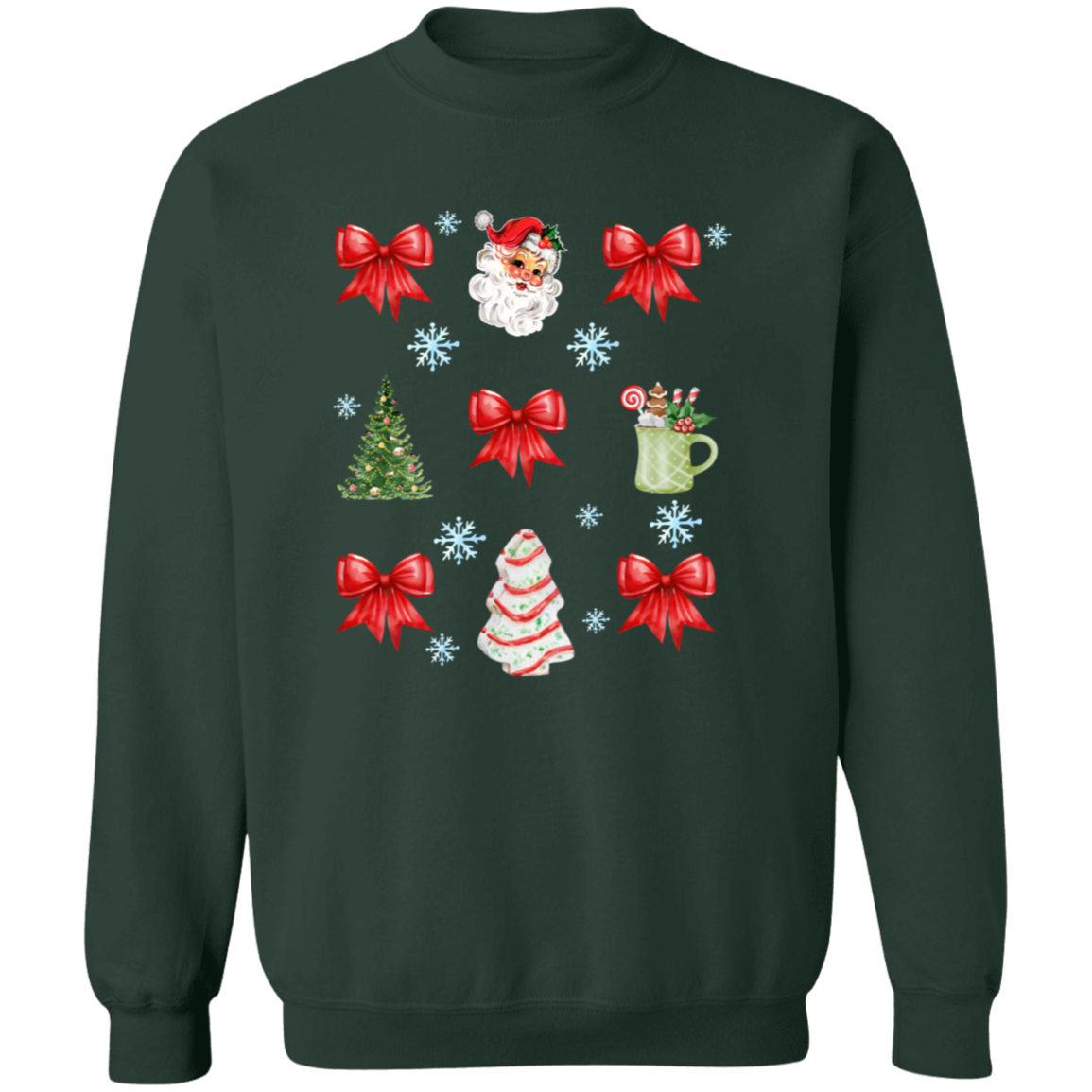 Christmas Coquette Bow T-Shirt | Sweatshirt