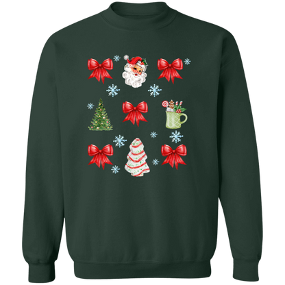 Christmas Coquette Bow T-Shirt | Sweatshirt