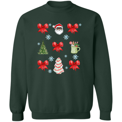 Christmas Coquette Bow T-Shirt | Sweatshirt