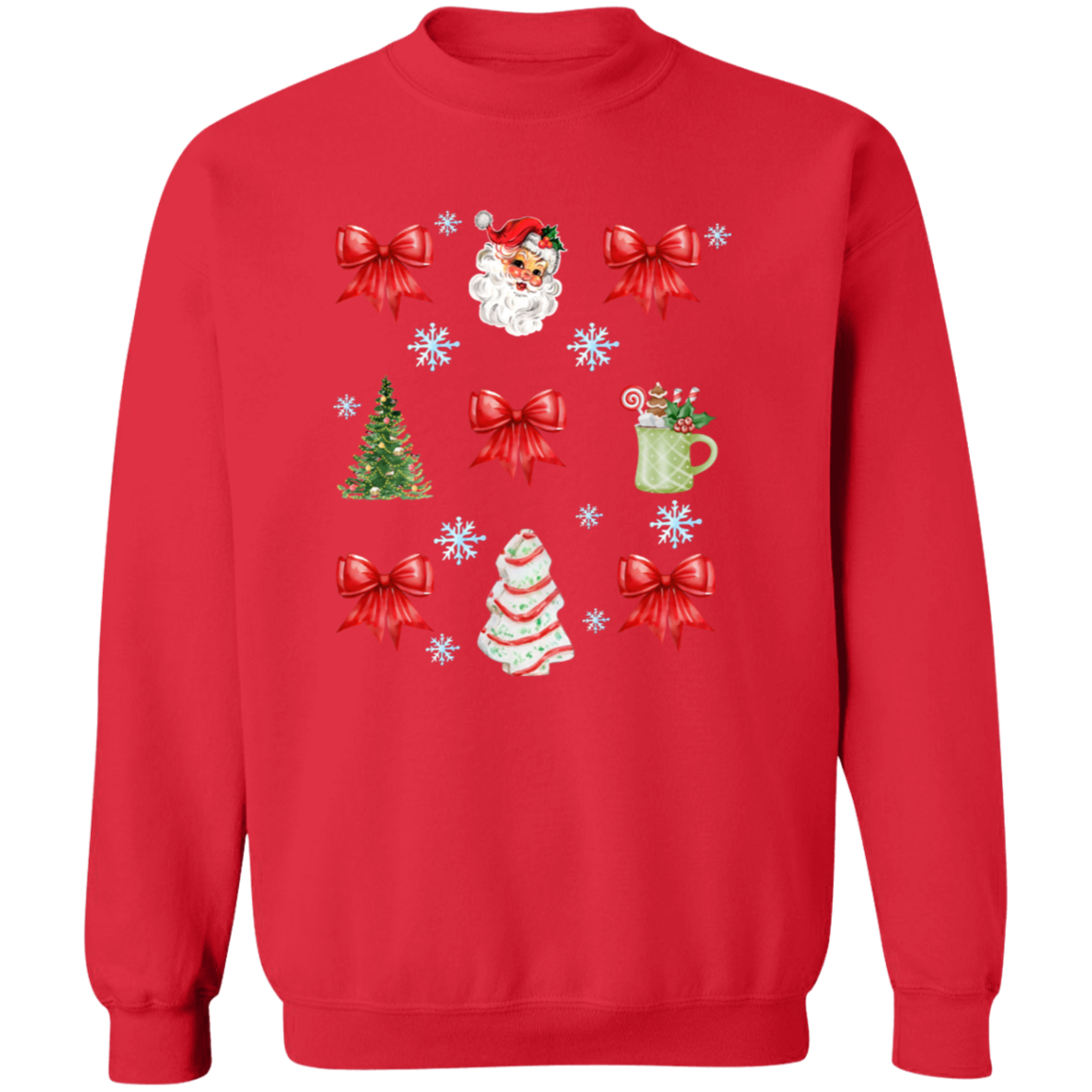 Christmas Coquette Bow T-Shirt | Sweatshirt