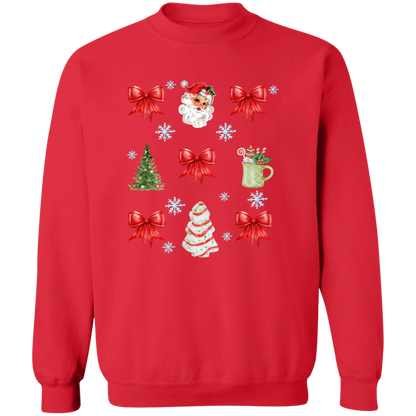 Christmas Coquette Bow T-Shirt | Sweatshirt
